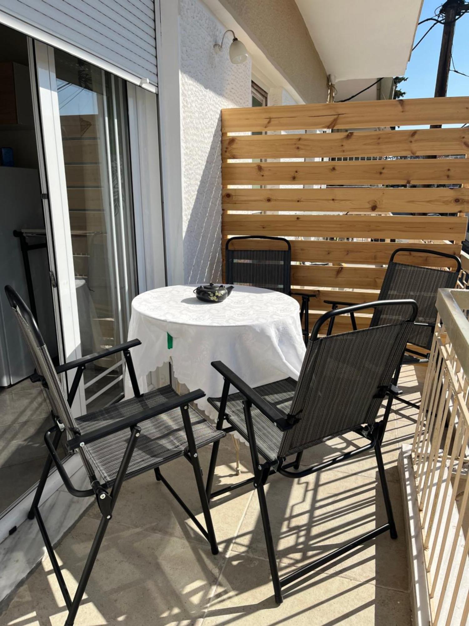 ניאה מיכאניונה Xronis Apartments מראה חיצוני תמונה